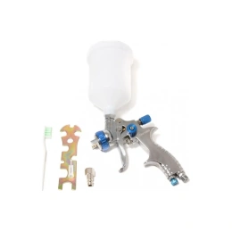 Краскораспылитель Partner с верхним пластиковым бачком 600мл, 1.7 мм, 1.5 bar, 128-170 л/мин, присоединительная резьба 1/4 + штуцер TE-2010-17V(18500)