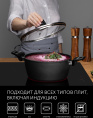 Кастрюля 4л Polaris Graphit 24C,  алюминиевая, с крышкой