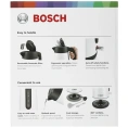 Электрочайник Bosch TWK7L461 2400 Вт, объем 1.7 л, материал корпуса: металл/пластик, материал колбы: нержавеющая сталь, с возможностью вращения на 360°, механическое управление