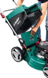 Газонокосилка бензиновая Зубр ГБ-460,  46см, несамоходная