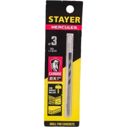 Cверло по бетону STAYER Hercules 3x70 мм 2915-070-03_z01