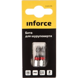 Бита (2 шт; PH1; 25 мм) для шуруповерта Inforce 11-01-379