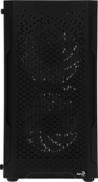 Корпус mATX Aerocool Trinity Mini-G-BK v2, Mini-Tower, без БП, черный [accs-pv32033.11]