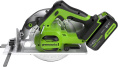Циркулярная пила дисковая Greenworks GD24CS ручная D диска.:185мм 1500907CUB