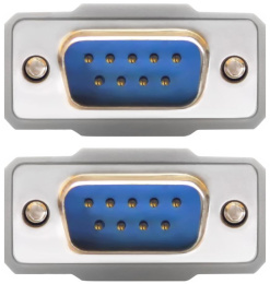 Greenconnect Кабель 15.0m 0-модемный COM, DB9/DB9 9M/9M, серый, 30 AWG, GCR-DB902-15m