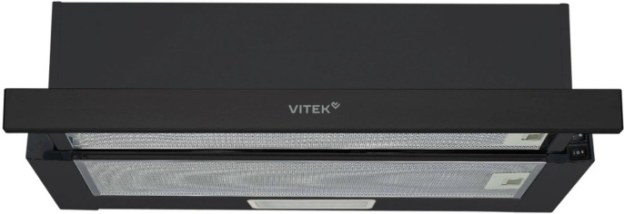 Встраиваемая вытяжка Vitek VT-TH 6020 BK, управление механическое, черный