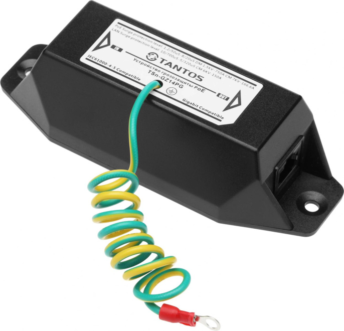 Грозозащита TANTOS TSn-GZ14PG, черный [00-00090378]