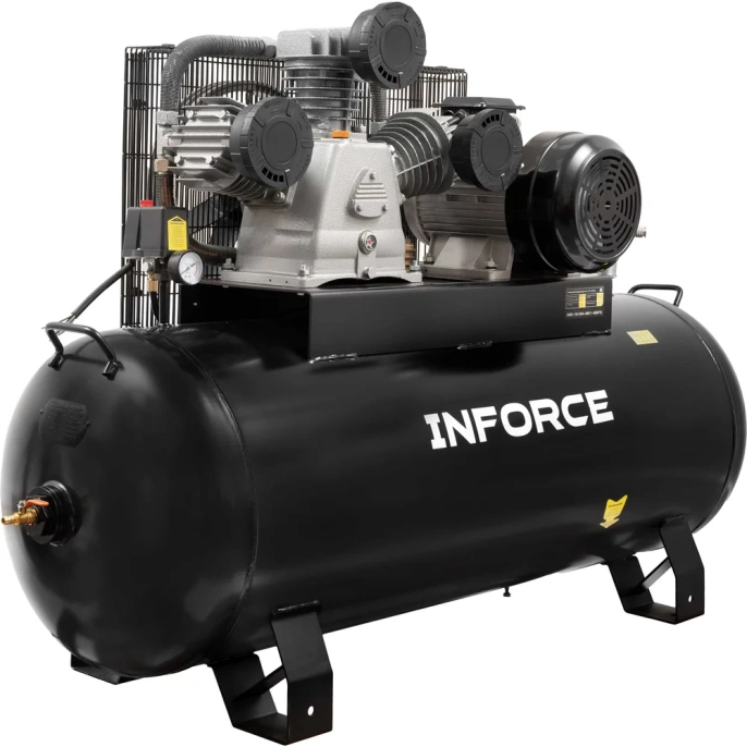 Ременной компрессор Inforce (270 л; 10 бар; 950 л/мин; влагоотделитель) IBCW-270L-3P/950
