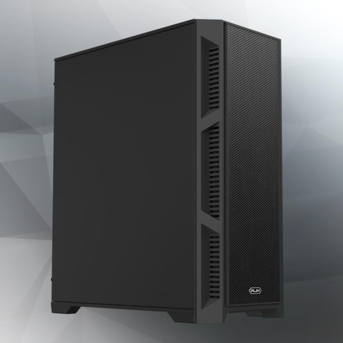 Корпус без блока питания/ Case Raijintek ARCADIA III-ST, Midi-Tower, 1x120mm, 1xUSB-A 3.0 + 2xUSB 2.0, ATX, mATX, mITX Black (0R20B00231)