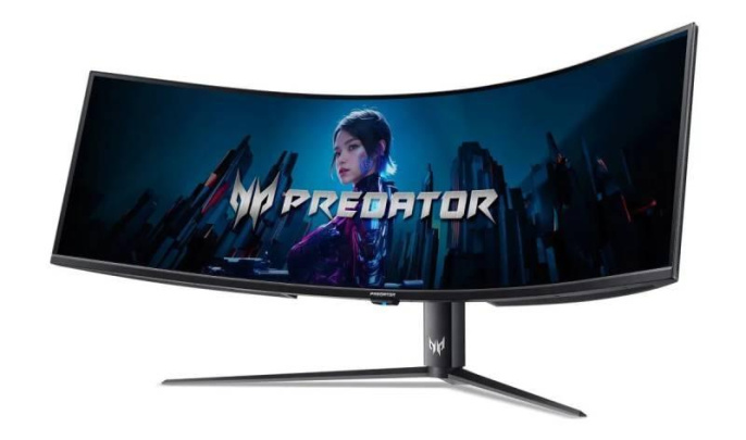 Монитор Acer Predator Z57bmiiphuzx 57" VA 7680x2160 120 Hz 1000cd/m2 1ms 2xHDMI 2.1 + 1xDP + 1xTypeC PD90W + USB3.2 1up4down + Audio out+Speaker 10Wx2 110 H.Adj UM.NZ7EE.001