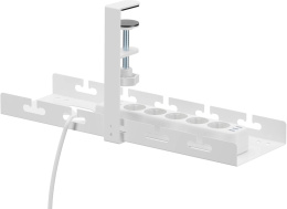 Кабель-канал Cactus CS-CM-400-1WT для столов 40x12.9x19см белый