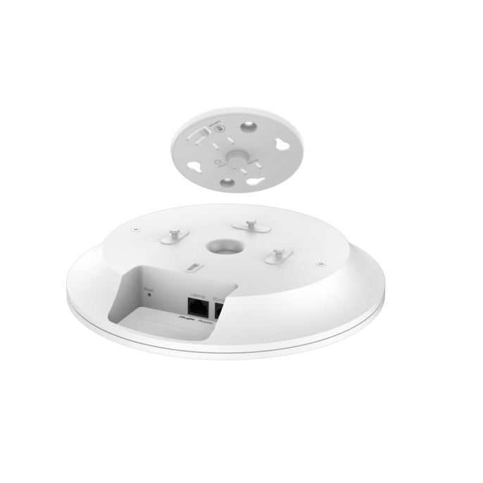Точка доступа Wi-Fi Ruijie RG-RAP2266 Wi-Fi 6 AX3000, 2976 Мбит/с, 1* GE, для внутреннего монтажа на потолке