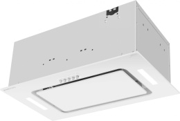 Вытяжка встраиваемая Meferi Ultra INBOX52WH Glass белый управление: кнопочное 1 мотор (INBOX52WH GLASS ULTRA)
