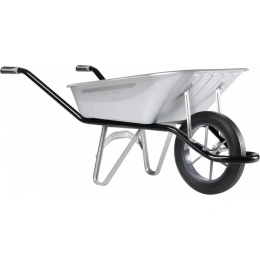 Одноколесная тачка Haemmerlin cargo excellium 100 л mg p (4051) оцинкованный кузов, монолитное колесо-втулка 301313210
