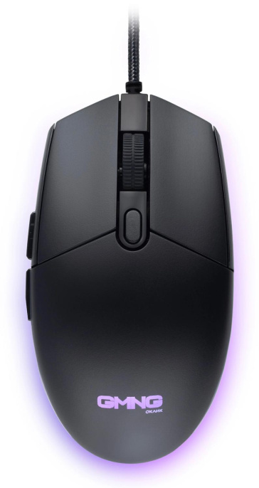 Мышь проводная GMNG XM002, игровая, оптическая, USB, 7200dpi, черный