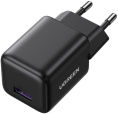 Сетевое зарядное устройство UGREEN X518 75613 18W USB-A GaN Fast Charger. Цвет: черный (75613_)