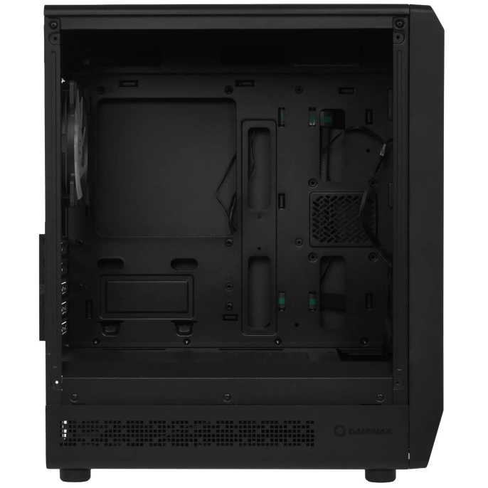 Корпус GameMax Forge MB без БП Черный, ATX, USB3.0,Зак.стекло,4*120мм ARGB вент+конт., пыл.фильтр