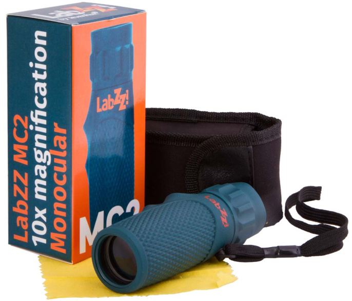 Монокуляр LEVENHUK LabZZ MC2, 10 x 25, зеленый [70813]