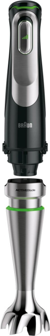 Блендер погружной Braun MQ9135XI 1200Вт черный/серебристый 0X22111366