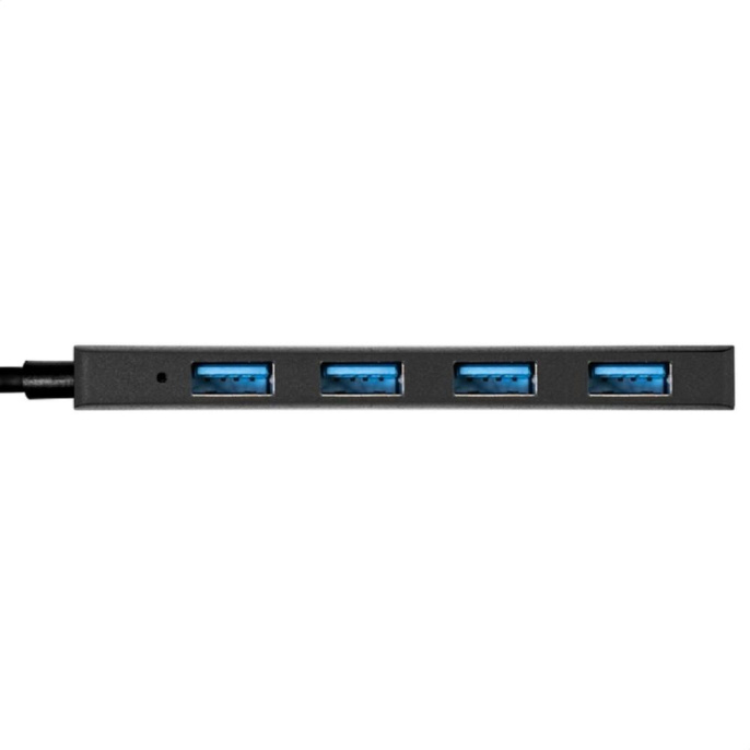USB-Хаб концентратор 4-в-1 ExeGate DUB-4P/3 кабель-адаптер USB3.0 -- 4xUSB3.0, Plug&Play, черный EX296928RUS