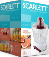 Соковыжималка SCARLETT SC-JE50C06, цитрусовая, белый и коричневый