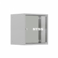 Шкаф коммутационный NTSS Lime NTSS-WL9U5560GS настенный, стеклянная передняя дверь, 9U, 550x500x600 мм