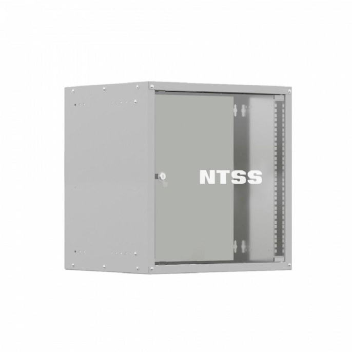 Шкаф коммутационный NTSS Lime NTSS-WL9U5560GS настенный, стеклянная передняя дверь, 9U, 550x500x600 мм