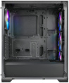 Корпус Azza AEROHEX черный без БП ATX 6x120mm 2x140mm 1xUSB2.0 1xUSB3.0 audio bott PSU (CSAZ-203A03)