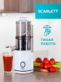 Соковыжималка Scarlett SC-JE50S63, шнековая, белый
