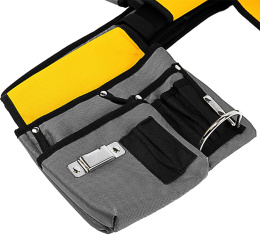 Пояс для инструментов Denzel 90291 4л 14карм. серый/желтый