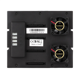 Корзина для HDD ExeGate HS435-01 (универсальная, на 4*3,5" SATA/SAS HDD, занимает 3*5,25" отсека, RTL) EX264645RUS