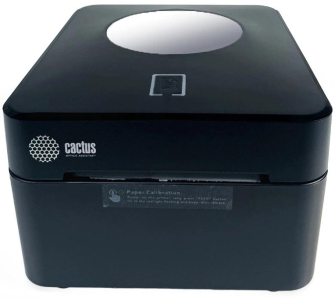 Принтер этикеток Cactus CS-TP-D410U,  черный