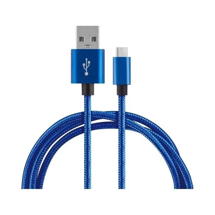 Кабель ENERGY ET-27 USB/Type-C, синий 104109