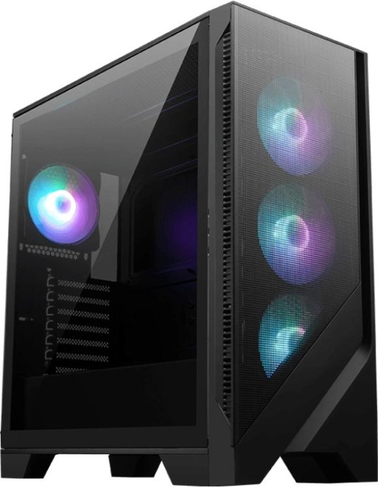 Корпус ATX MSI MAG Forge 321R Airflow, Midi-Tower, без БП, черный [306-7g23r22-hh9]