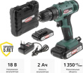 Дрель-шуруповерт аккумуляторная Hammer ACD18BS (680329)
