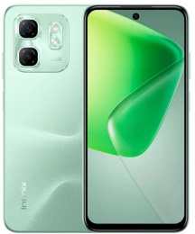 Смартфон Infinix X6531B Hot 50i 128Gb 4Gb зеленый моноблок 3G 4G 2Sim 6.78" 720x1600 Android 14 48Mpix 802.11 a/b/g/n/ac NFC GPS GSM900/1800 GSM1900 TouchSc Protect FM microSD max2048Gb [10060956]