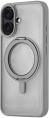 Чехол клип-кейс uBear для Apple iPhone 16 Clip 360 with MagSafe серый CS438GR61RG-I24M