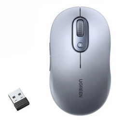 Мышка компьютерная беспроводная UGREEN M556 75128 Wireless Mouse 2.4GHz. Цвет: серый