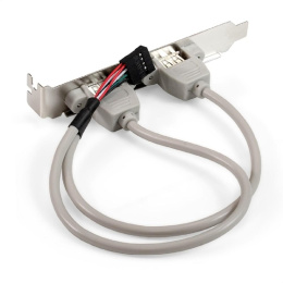 Exegate EX298294RUS Планка портов в корпус 2xUSB2.0 ExeGate BrctUSB2-2A USB 2.0 9pin IDC 9pin F -- 2x USB 2.0 Af, кабель 20см