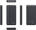 Внешний аккумулятор Power Bank Buro BP10A, 10000мAч, черный [bp10a10pbk]
