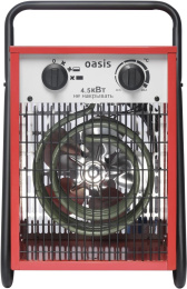Тепловая пушка электрическая Oasis TP-45S 4500Вт красный/черный (TP-45S (U))