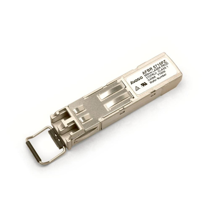 Волоконно-оптический приемопередатчик Avago AFBR-5710PZ Transceiver 1G 1.25GBd Ethernet , SFP, LC MM 550m SX, 850nm VCSEL laser, bail de-latch, Foxconn Avago