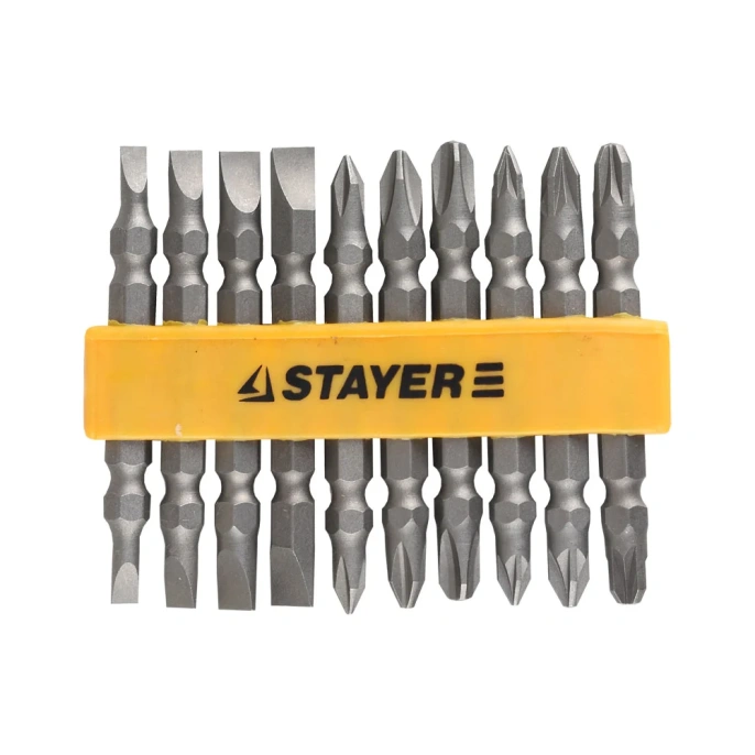 Набор двухсторонних бит MASTER 10 предметов STAYER 2605-H10_z01