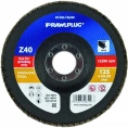 Круг лепестковый шлифовальный по нержавеющей стали 125x22.2 мм, Z40, цирконий RAWLPLUG RT-FDI-125/40
