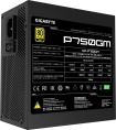 Блок питания Gigabyte ATX 750W GP-P750GM 80+ gold (20+4pin) APFC 120mm fan 8xSATA Cab Manag RTL
