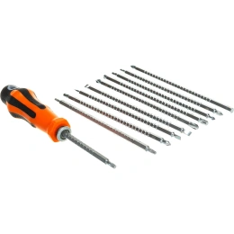 Набор отверток PH, PZ, SL, T, H с регулируемой длиной стержня в сумке Автоdело 11 предметов 30730 15166