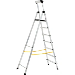 Inforce алюминиевая стремянка с алюминиевым лотком 7 ступеней СП-01-07
