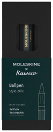 Ручка шариков. Moleskine Kaweco KAWBALLPENGRN т.зеленый d 1мм син. черн. подар.кор.