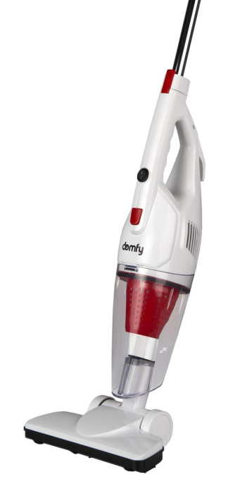 Ручной пылесос handstick DOMFY DSC-VC301, 1000Вт, белый/красный