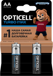 AA Батарейка OPTICELL Turbo MAX LR6,  2 шт.